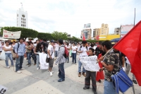 Domingo 10 de junio del 2012. Tuxtla Gutiérrez, Chiapas. Jóvenes estudiantes se congregan alrededor del movimiento #132 para manifestar su adversidad en contra de la política actual en el país y generar un movimiento de conciencia social desde la base juv