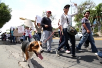 Domingo 10 de junio del 2012. Tuxtla Gutiérrez, Chiapas. Jóvenes estudiantes se congregan alrededor del movimiento #132 para manifestar su adversidad en contra de la política actual en el país y generar un movimiento de conciencia social desde la base juv