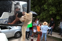 20230629. Tuxtla Continuan las protestas en el tramoo carretero Tuxtla- San CritÃ³bal de las Casas por los familiares de los 16 secuestrados de la SSyPC