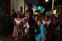 Martes 8 de enero del 2018. Chiapa de Corzo. El anuncio de las Chunta. Las diferentes pandillas de Chunta recorren las calles durante las fiesta patronales de enero de esta la comunidad de la ribera del río Grande de Chiapas