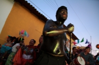 Martes 8 de enero del 2018. Chiapa de Corzo. El anuncio de las Chunta. Las diferentes pandillas de Chunta recorren las calles durante las fiesta patronales de enero de esta la comunidad de la ribera del río Grande de Chiapas