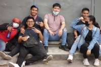 20221109. Tuxtla. Normalistas se manifiestan en la SECh