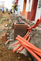 Martes 19 de junio del 2012. Tuxtla Gutiérrez, Chiapas. Vecinos de la 4ª norte, en las cercanías de la calle central se quejan de las fracturas que las obras de remodelación ocasionan en los trabajos anteriores por lo que las molestias se han ido acumulan