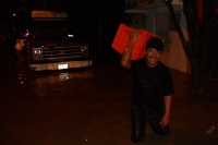Jueves 19 de agosto. Por segunda noche consecutiva las intensas lluvias causan encharcamientos y afectaciones en las vialidades de la ciudad de Tuxtla Gutiérrez, Chiapas.