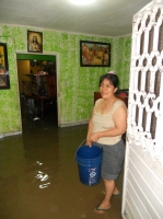 Jueves 19 de agosto. Por segunda noche consecutiva las intensas lluvias causan encharcamientos y afectaciones en las vialidades de la ciudad de Tuxtla Gutiérrez, Chiapas.