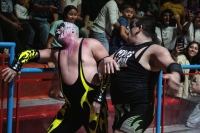 20231022. Tuxta. Durante la función de lucha libre del aniversrio 66 de Promociones Tury .