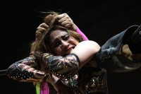 20231022. Tuxta. Durante la función de lucha libre del aniversrio 66 de Promociones Tury .