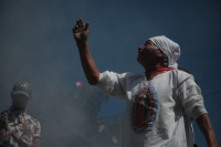 20221124. San CristÃ³bal de las Casas. Anuncio de la Fiesta del Barrio Guadalupe.