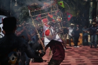 20221124. San CristÃ³bal de las Casas. Anuncio de la Fiesta del Barrio Guadalupe.