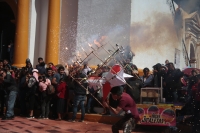 20221124. San CristÃ³bal de las Casas. Anuncio de la Fiesta del Barrio Guadalupe.