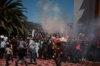 20221124. San CristÃ³bal de las Casas. Anuncio de la Fiesta del Barrio Guadalupe.