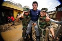 GUATEMALA / VARIAS COMUNIDADES Y CIUDADES DE GUATEMALA FUERON AFECTADAS POR LAS INTESAS LLUVIAS DE DIAS PASADOS DEJANDO CARRETERAS BLOQUEADAS Y CASAS DESTRUIDAS COMO EN LA COMUNIDAD DE ALMOLONGA EN EL DEPARTAMENTE DE QUETAZALTENANGO DONDE MURIERAN VARIAS 