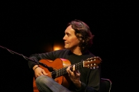 EL GUITARRISTA ESPAÑOL VICENTE AMIGO DURANTE SU PRESENTACIÓN EN LA INAUGURACION DEL FESTIVAL CERVANTINO BARROCO QUE SE REALIZA EN LA CIUDAD DE SAN CRISTOBAL DE LAS CASAS.