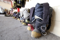 Miércoles 18 de diciembre del 2013. Tuxtla Gutiérrez. Los bomberos de la ciudad mantienen la huelga que sostienen y afirman que continuaran priorizando las acciones de los rescatistas hasta que los recursos como la gasolina y los insumos propios den abast