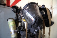 Miércoles 18 de diciembre del 2013. Tuxtla Gutiérrez. Los bomberos de la ciudad mantienen la huelga que sostienen y afirman que continuaran priorizando las acciones de los rescatistas hasta que los recursos como la gasolina y los insumos propios den abast