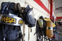 Miércoles 18 de diciembre del 2013. Tuxtla Gutiérrez. Los bomberos de la ciudad mantienen la huelga que sostienen y afirman que continuaran priorizando las acciones de los rescatistas hasta que los recursos como la gasolina y los insumos propios den abast