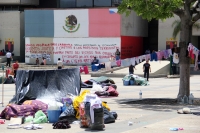 Lunes 17 de junio del 2013. Tuxtla Gutiérrez. Los desplazados de Venustiano Carranza continúan esperando que se les cumplan las garantías de retorno a la  Antigua San Bartolomé después de los hechos violentos donde el conflicto entre las facciones de la O