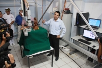 Martes 4 de septiembre del 2012. Tuxtla Gutiérrez, Chiapas. Imágenes de la entrega  del "escáner tridimensional robótico para objetos de grandes dimensiones"  que el instituto  Tecnológico de Tuxtla Gutiérrez hizo a la Secretaria de Marina y Armada de Méx