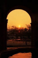 Miércoles 26 de abril del 2017. Chiapa de Corzo. Los atardeceres enmarcan la arquitectura vernácula de la colonial ciudad de la ribera del río Grijalva. Las estructuras monumentales catalogadas como mudejar datan del principio de la época colonial en uno 