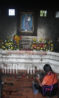 20221124. San CristÃ³bal de las Casas. Anuncio de la Fiesta del Barrio Guadalupe.