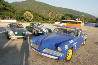 LOS AUTOS PARTICIPANTES EN EL RALLY "CARRERA PAMANERICANA" LLEGAN A LA CIUDAD DE TUXLTA GUTIERREZ, DONDE INICIARAN EL RECORRIDO POR LA REPUBLICA MEXICANA ESTA SEMANA.