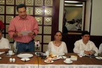 Viernes 30 de marzo del 2012. Pio López Obrador da a conocer a los aspirantes a las Senadurias por las Izquierdas de México.