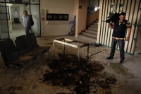 Jueves 16 de junio del 2016. Tuxtla Gutiérrez. Destrozos en la madrugada en la SE-Chiapas.