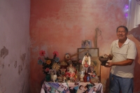 2021101. Chiapa de Corzo. El Altar Familiar en los días de los Santos Difuntos en comunidad de  la ribera del Río Grande
