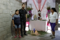 2021101. Chiapa de Corzo. El Altar Familiar en los días de los Santos Difuntos en comunidad de  la ribera del Río Grande