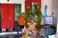 2021101. Chiapa de Corzo. El Altar Familiar en los días de los Santos Difuntos en comunidad de  la ribera del Río Grande
