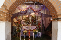 2021101. Chiapa de Corzo. El Altar Familiar en los días de los Santos Difuntos en comunidad de  la ribera del Río Grande