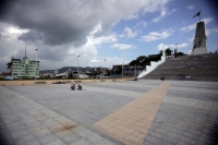 Ojo. Jueves 29 de julio. Aspectos del termino de obra del Parque Morelos, ahora Parque del Bicentenario.