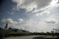 Ojo. Jueves 29 de julio. Aspectos del termino de obra del Parque Morelos, ahora Parque del Bicentenario.