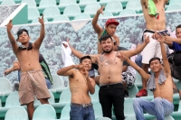 Sábado 12 de agosto del 2017. Tuxtla Gutiérrez. Las porras se reúnen poco a poco alrededor del las tribunas del nuevo equipo de Tuxtla FC