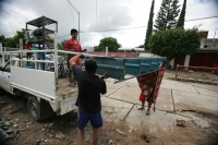 Viernes  20 de agosto. Habitantes afectados de la colonia Terán denuncian que no han recibido la ayuda necesaria por parte de las autoridades de Protección Civil a pesar de que hicieron presencia la noche de este miércoles cuando varias casas fueron afect
