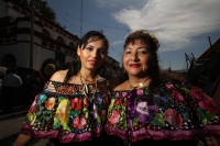Viernes 17 de enero del 2014. Chiapa de Corzo. La Salida de Banderas da comienzo al recorrido que Parachicos y Chiapanecas realizan este día en honor a San Antonio Abad dentro de las festividades patronales de esta comunidad de la Ribera del Rio Grande de