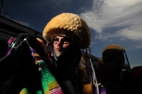 Viernes 17 de enero del 2014. Chiapa de Corzo. La Salida de Banderas da comienzo al recorrido que Parachicos y Chiapanecas realizan este día en honor a San Antonio Abad dentro de las festividades patronales de esta comunidad de la Ribera del Rio Grande de