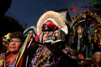Viernes 17 de enero del 2014. Chiapa de Corzo. La Salida de Banderas da comienzo al recorrido que Parachicos y Chiapanecas realizan este día en honor a San Antonio Abad dentro de las festividades patronales de esta comunidad de la Ribera del Rio Grande de