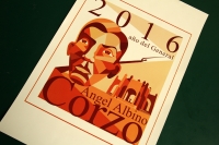 Viernes 8 de julio del 2016. Tuxtla Gutiérrez. Julio Alegría es el artista plástico que realizó el dibujo que sirve de ilustración para el billete conmemorativo del año consagrado a Ángel Albino Corzo de la Lotería Nacional, el cual saldrá a la venta el p