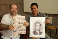 Viernes 8 de julio del 2016. Tuxtla Gutiérrez. Julio Alegría es el artista plástico que realizó el dibujo que sirve de ilustración para el billete conmemorativo del año consagrado a Ángel Albino Corzo de la Lotería Nacional, el cual saldrá a la venta el p Viernes 8 de julio del 2016. Tuxtla Gutiérrez. Julio Alegría es el artista plástico que realizó el dibujo que sirve de ilustración para el billete conmemorativo del año consagrado a Ángel Albino Corzo de la Lotería Nacional, el cual saldrá a la venta el p