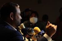 Martes 11 de agosto del 2020. Tuxtla Gutiérrez. Abogados del Dr Grajales Yuca hablan en conferencia de prensa este medio día en conocido hotel de la capital del estado de #Chiapas