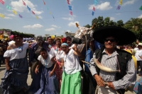 Lunes 2 de febrero del 2014. Villa de Acala. Las calles y avenidas de esta comunidad ribereña se llena de danzantes quienes realizan representaciones de personajes populares durante las celebraciones de los festejos de la Candelaria.