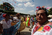 Lunes 2 de febrero del 2014. Villa de Acala. Las calles y avenidas de esta comunidad ribereña se llena de danzantes quienes realizan representaciones de personajes populares durante las celebraciones de los festejos de la Candelaria.