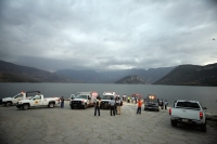 Una lancha de la CONAM se accidentó este medio día en las aguas del Cañón del Sumidero dejando como saldo al menos tres personas muertas y una veintena de heridos; la lancha realizaba un curso de capacitación ambiental a locatarios del mercado del municip