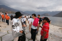 Una lancha de la CONAM se accidentó este medio día en las aguas del Cañón del Sumidero dejando como saldo al menos tres personas muertas y una veintena de heridos; la lancha realizaba un curso de capacitación ambiental a locatarios del mercado del municip