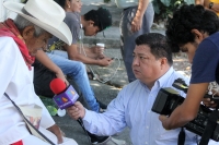 Lunes 21 de noviembre del 2016.Tuxtla Gutiérrez. Los músicos zoques se reúnen en Tuxtla para celebrar y homenajear a los maestros y custodios junto con acompañantes de la tradición durante las celebraciones de Santa Cecilia.