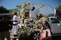 20231126. Tuxtla. El cuerpo de Monseñor Fabio Martínez Castilla llega a la Catedral de San Marcos para ser despedido por la feligresía de la ciudad