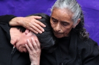 Lunes 21 de abril del 2014. San Cristóbal de las Casas. El rostro de la desolación. Familiares de mujeres victimadas denuncian las irregularidades en los casos de sus agresores y asesinos quienes están siendo liberados por la justicia chiapaneca.