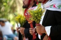 20230806. Tuxtla. El simbolismo y  la ritualidad se encuentran presente en cada celebraciÃ³n del ciclo festivo tradicional de la comunidad originaria Zoque. Esta maÃ±ana en la procesiÃ³n de las vÃ­rgenes hacia La Reserva La Laguna en Tuxtla GutiÃ©rrez.