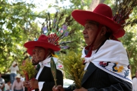 20230806. Tuxtla. El simbolismo y  la ritualidad se encuentran presente en cada celebraciÃ³n del ciclo festivo tradicional de la comunidad originaria Zoque. Esta maÃ±ana en la procesiÃ³n de las vÃ­rgenes hacia La Reserva La Laguna en Tuxtla GutiÃ©rrez.